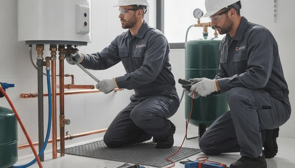 Lakeland, FL plumber repairing residential pipes for fast, reliable plumbing repair service