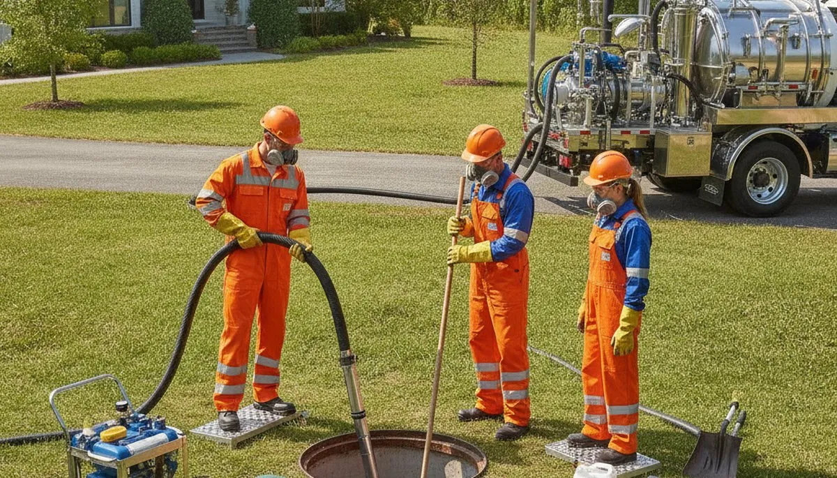 Septic tank cleaning service for Lakeland, FL homes by On Call Plumbers