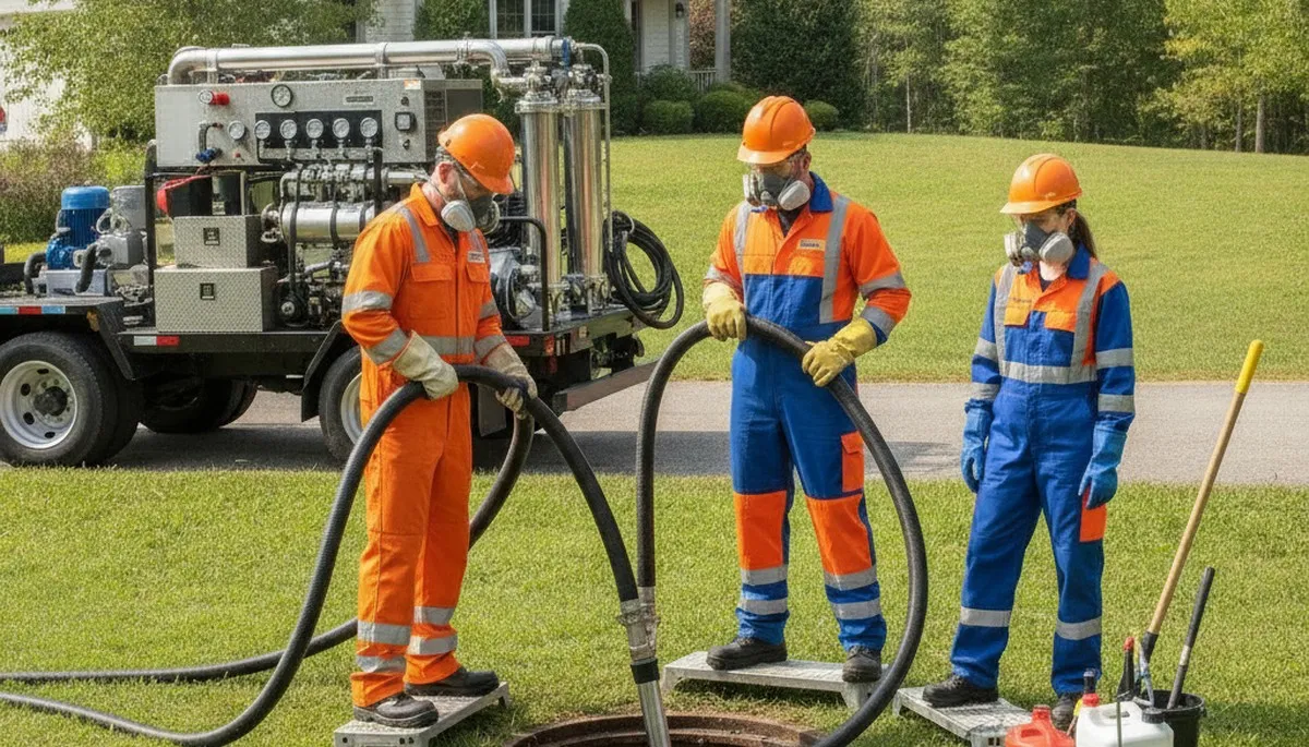 Septic tank cleaning service for Lakeland, FL homes by On Call Plumbers